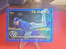 2024 Topps Update Tyler Alexander #US235 Blue Holofoil Tampa Bay Rays /999