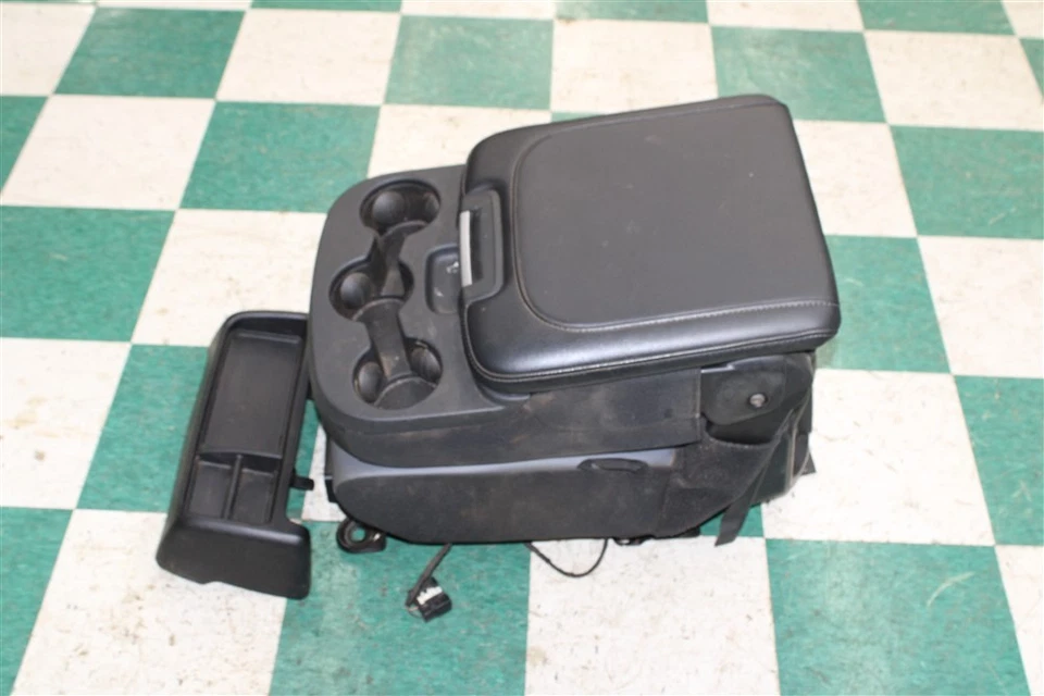 22' RAM 2500 Gray Vinyl Front Jumpseat Center Console Armrest Lid Assembly Trim Foto 4 de 4