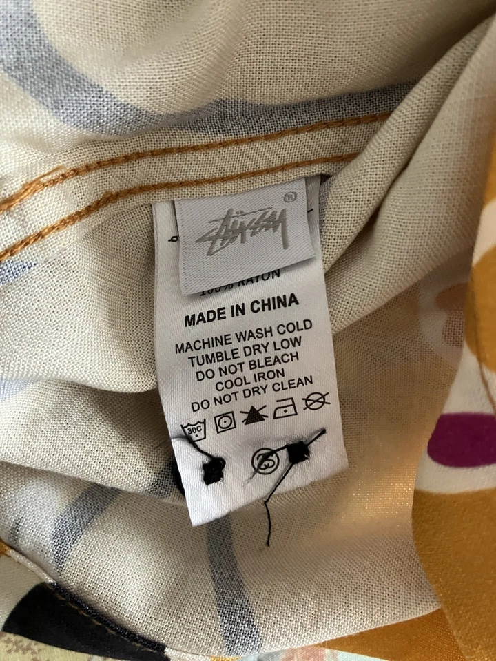 Camisa Stussy Paisley Tears SS talla XL Foto 4 de 4