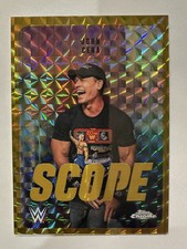 2026 WWE Topps Chrome JOHN CENA SCOPE GOLD GEOMETRIC REFRACTOR /50 🔥 🔥