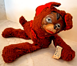 Vintage 1955 Walt DISNEY LADY and the TRAMP PEDRO Plush GUND Chihuahua DOG Doll