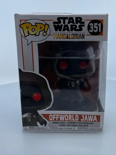 Funko POP! Star Wars The Mandalorian Offworld Jawa #351 Vinyl Figure DAMAGED BOX