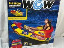 WOW Sports Big Buddy 2 Person 2P Towable w/ 12 Handles & EZ-Up nose
