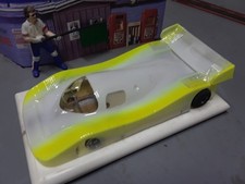 1/24 slot car. brass  wire chassis. CR 102  tested on wood track runs good