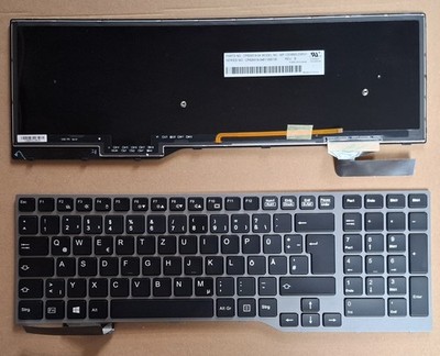 Keyboard Fujitsu Lifebook E753 E754 E756 LED backlit keyboard lighting