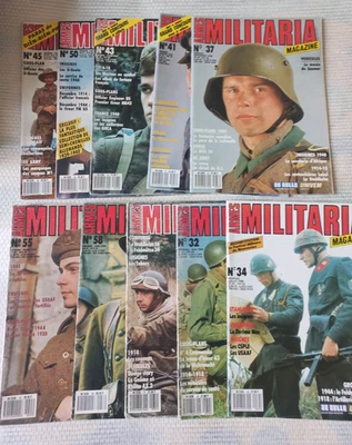 LOT 10 revues " ARMES MILITARIA MAGAZINE " - WW2 guerre arme - Photo 1/4