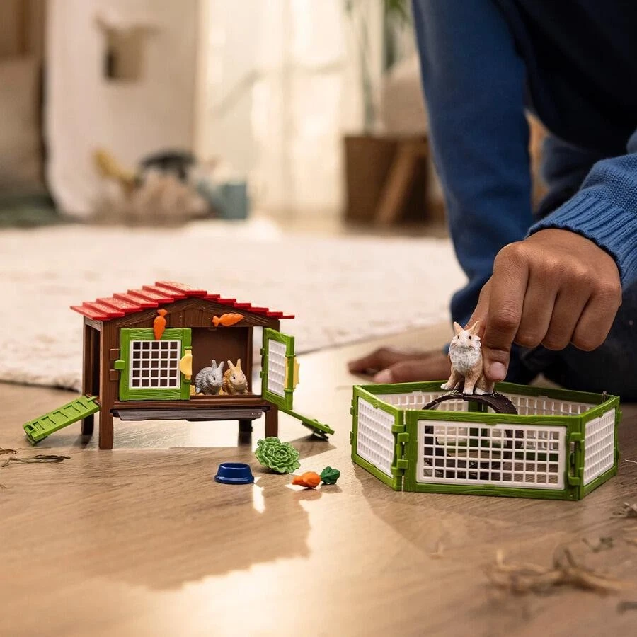 SCHLEICH Rabbit Hutch - 42728 - FARM TOY / ANIMAL - Image 2 of 4