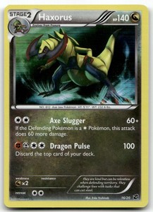 Haxorus 16/20 Dragon Vault Holo Rare