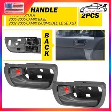 Interior Door Handle Set For 2002-2006 Toyota Camry Gray Front or Rear 2Pc H