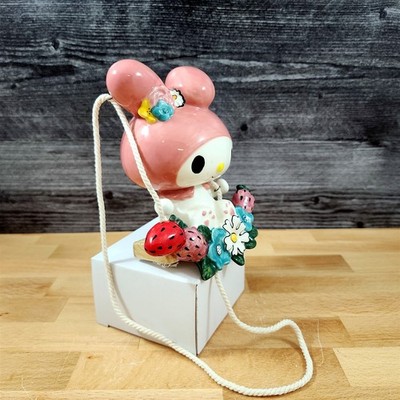 My Melody Hello Kitty Garden Swinger Hanging Figurine Ceramic