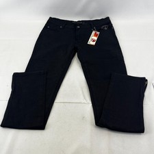 Criminal Damage Drainpipe Jeans Black W31 Skinny Fit Y2K Denim Streetwear - New