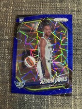 2025 Panini Prizm WNBA Aziaha James Blue Velocity Image Variation RC #141 Wings