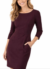 Banana Republic purple sheath dress size 2