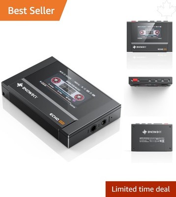 Hi-Res Audio Bluetooth Player with 15-Hour Battery Life and Retro Design