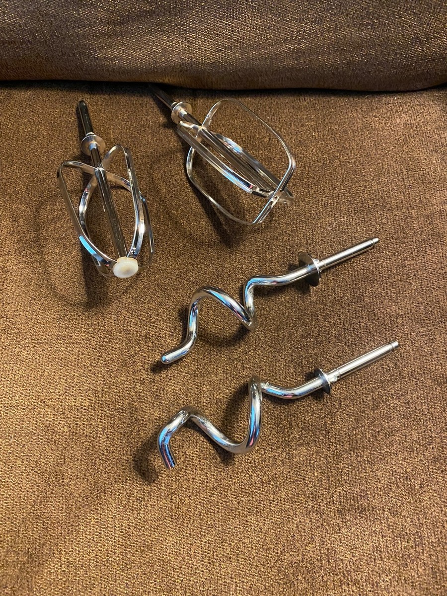 Vintage Set SUNBEAM MIXMASTER BEATERS & DOUGH HOOKS 01401 2356