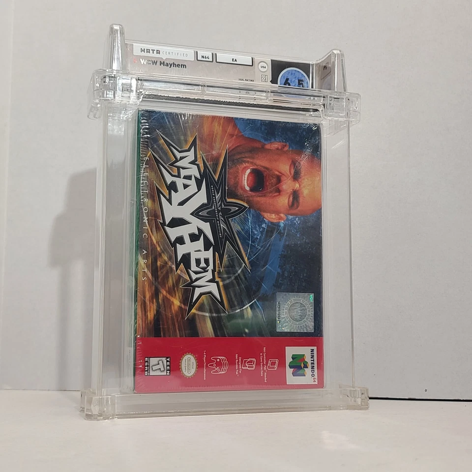 NINTENDO 64 WCW MAYHEM WATA 6.5 A FACTORY SEALED VGA N64 Pop 3 - Image 2 of 4
