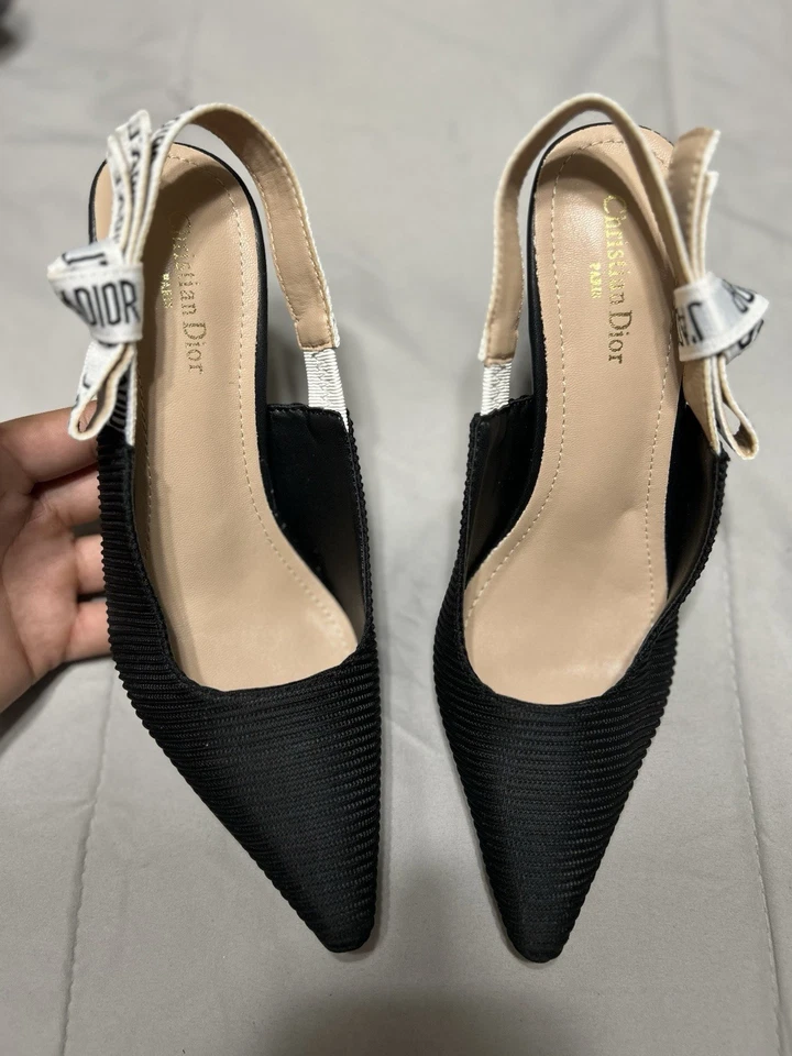 Zapatos de tacón Dior negros para mujer talla 8 EE. UU. = talla 38 UE nuevos con caja Foto 2 de 4