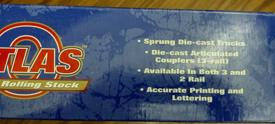 Atlas O 3-Rail #63542 GATX Airslide Covered Hopper Santa Fe #310137 - Image 4 of 4