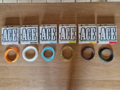 Fliegenschnüre Vision ACE Schussköpfe Spey Set 6 Stück F-S5 je 30 g Länge 10,7 m