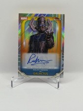 2026 Topps Finest Fantastic Four GALACTUS Ralph Ineson AUTO #FA-G Refractor
