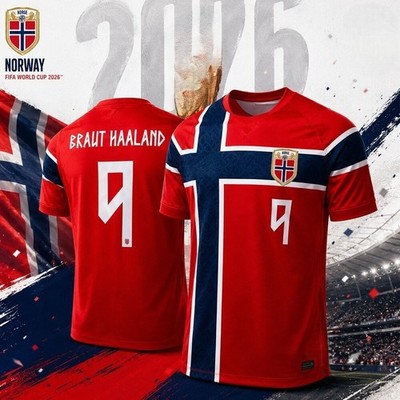 HOT NEW ITEM !! Braut Haaland Norway 2026 WC Home Jersey Soccer Fan Gift Unisex