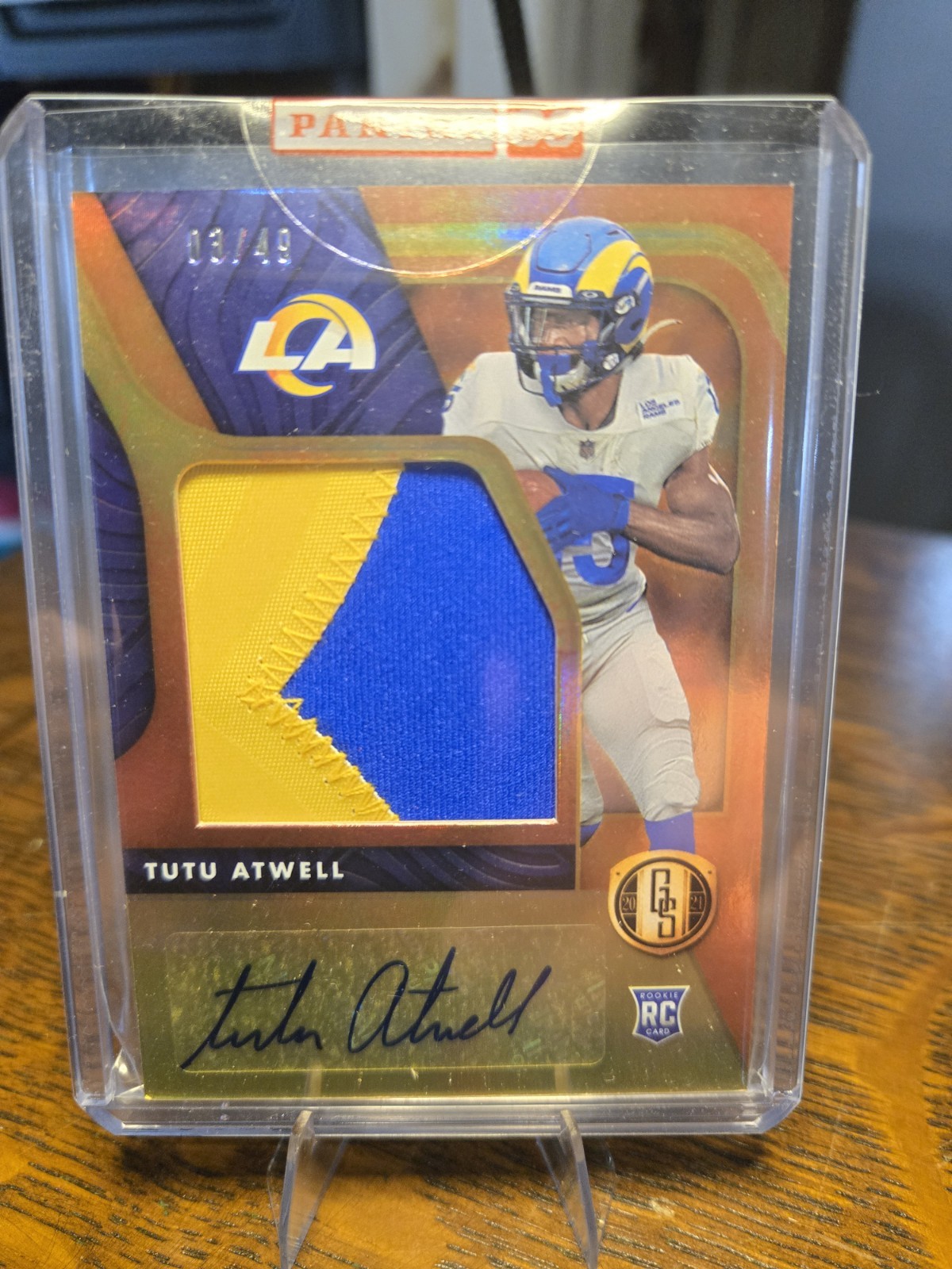 Tutu Atwell Panini Gold Standard Rookie Jersey Autographs Jumbo #RJJTA Prime