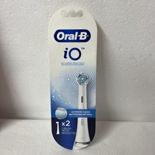 Oral-B IO Electric Toothbrush Replacement Brush Heads 2 Per Pack White
