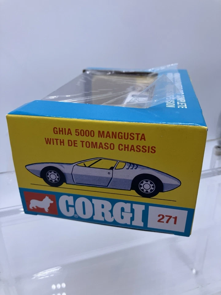 Corgi Model Club Ghia 5000 Mangusta with De Tomaso Chassis 271 Diecast Car COA  - Image 4 of 4