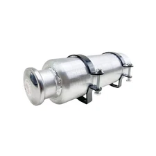 JSD 0.58 Gallon Auxiliary Vertical Small Fuel / Gas Tank Aluminum 4 x 12 inch...