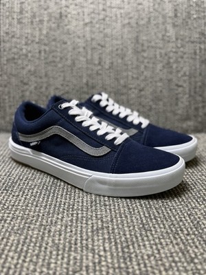 Vans BMX Old Skool WaffleCup PopCush Navy Gray Skate Shoes Mens 9