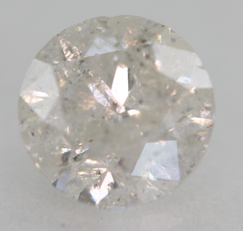 1.03 Carat H Color Round Brilliant Natural EARTH MINED Loose Diamond 6.19m VIDEO