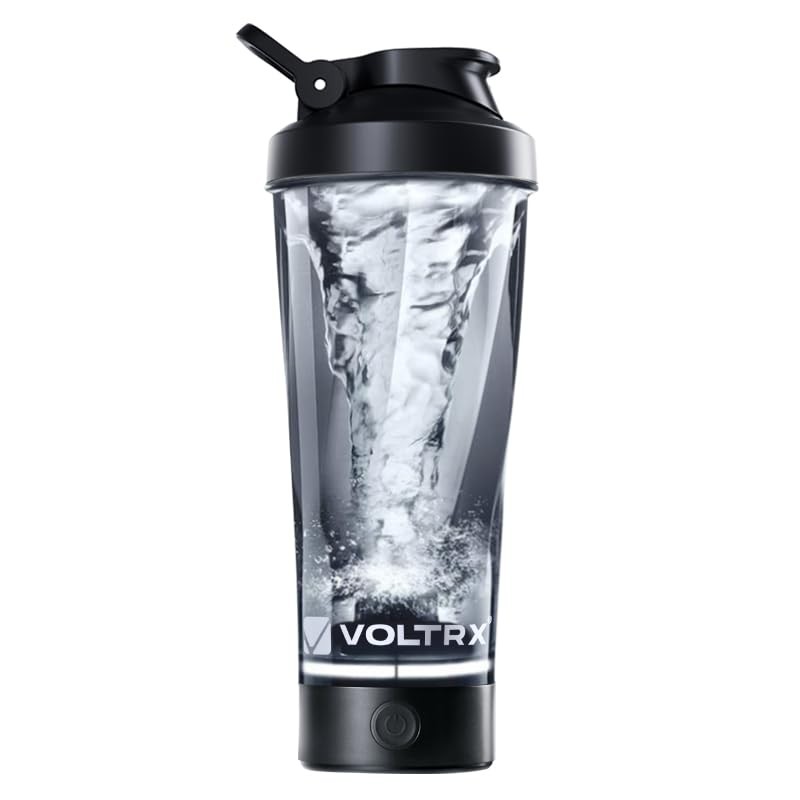 VOLTRX Premium Electric Protein Shaker Bottle Made with Tritan BPA Free 600ml
