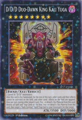 D/D/D Duo-Dawn King Kali Yuga - SP17-EN045 - Starfoil Rare - 1st Edition - Moder
