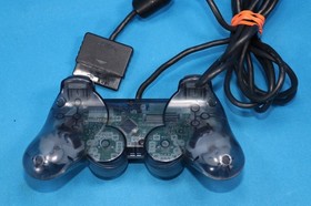 OEM PLAYSTATION 2 PS2 DUALSHOCK 2 CONTROLLER SCPH-10010 CLEAR SMOKE BLACK