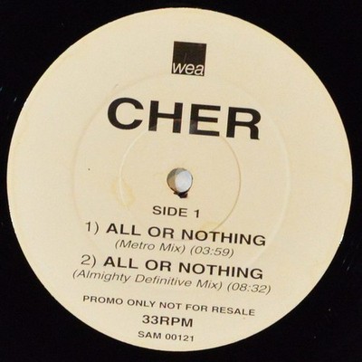 Cher - All Or Nothing Vinyl-Maxi #G2060576