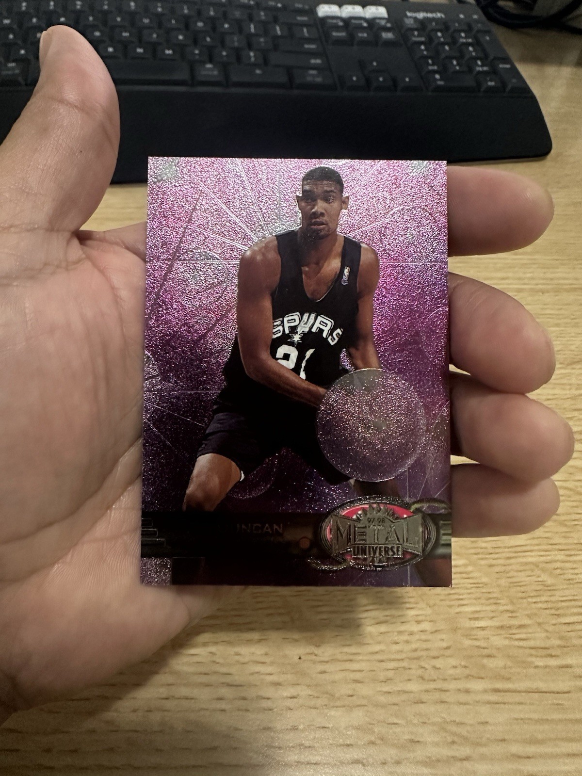 Tim Duncan 1997-98 Metal Universe #66