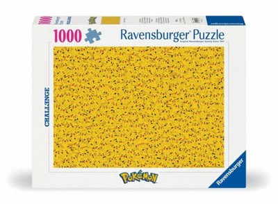 Ravensburger 12000829 - Pikachu Challenge, Puzzle, 1000 Teile|ab 14 Jahren