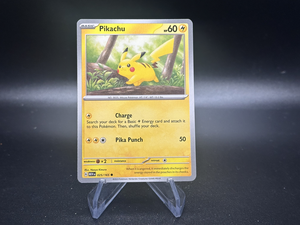 Pikachu - 25/165 Scarlet & Violet 151 - Pokémon TCG | eBay