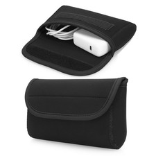 Small Neoprene Tech Pouch, Travel Cable Organiser Bag, Electronics Accessories C