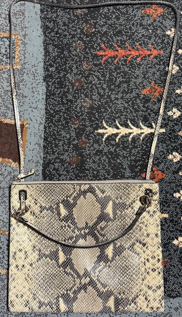 COACH Python Pattern Leather Shoulder Bag unused … - image 1