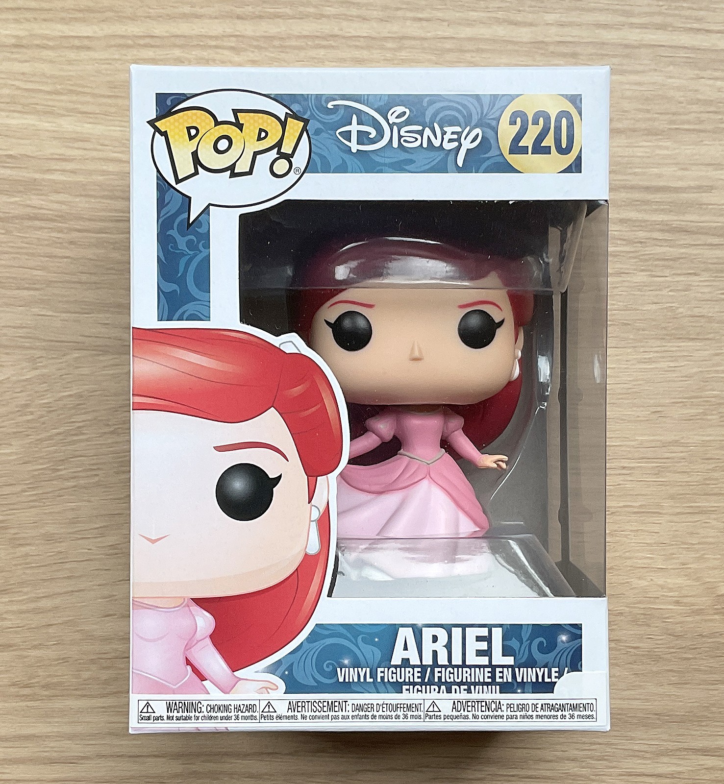 Funko Pop Disney La Sirenita Ariel #220 + Protector Gratis