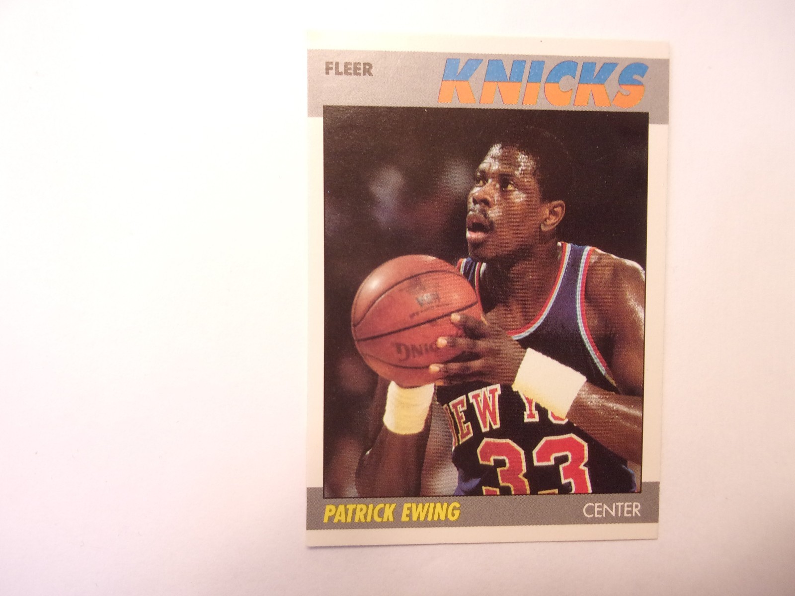 Patrick Ewing 1987 Fleer Card # 37