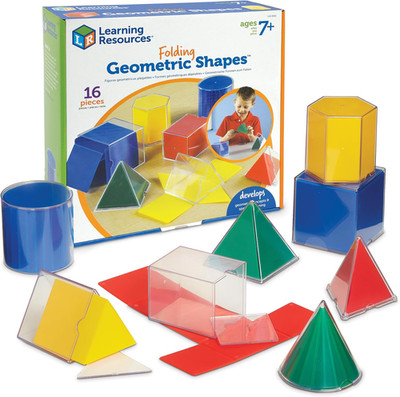 Learning Resources Original Faltbare Geometrische Formen (16 Stück), Geometrisch
