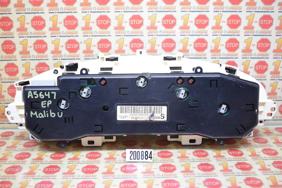 2004 2005 CHEVROLET MALIBU INSTRUMENT CLUSTER SPEEDOMETER 22707514 OEM - Image 4 of 4