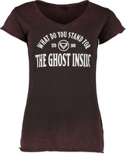 The Ghost Inside T-Shirt Damen Best Of Me weinrot Band-Merch, Bands