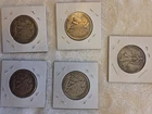 walking liberty half dollar lot of 5