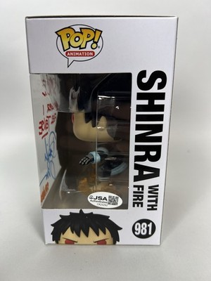 Derick Snow Signed Shinra Fire Force Funko Pop W/ JSA COA | eBay