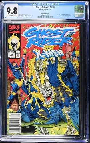 Ghost Rider #v2 #26 (6/92) Graded CGC 9.8 Newsstand Edition
