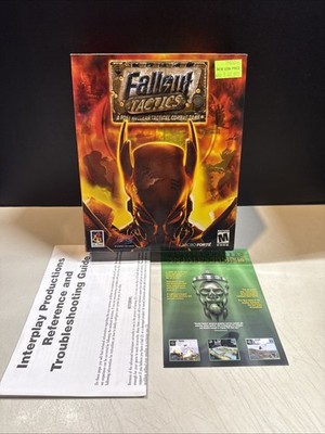 Fallout Tactics: Brotherhood of Steel - Big Box PC Game BOX ONLY - No Game