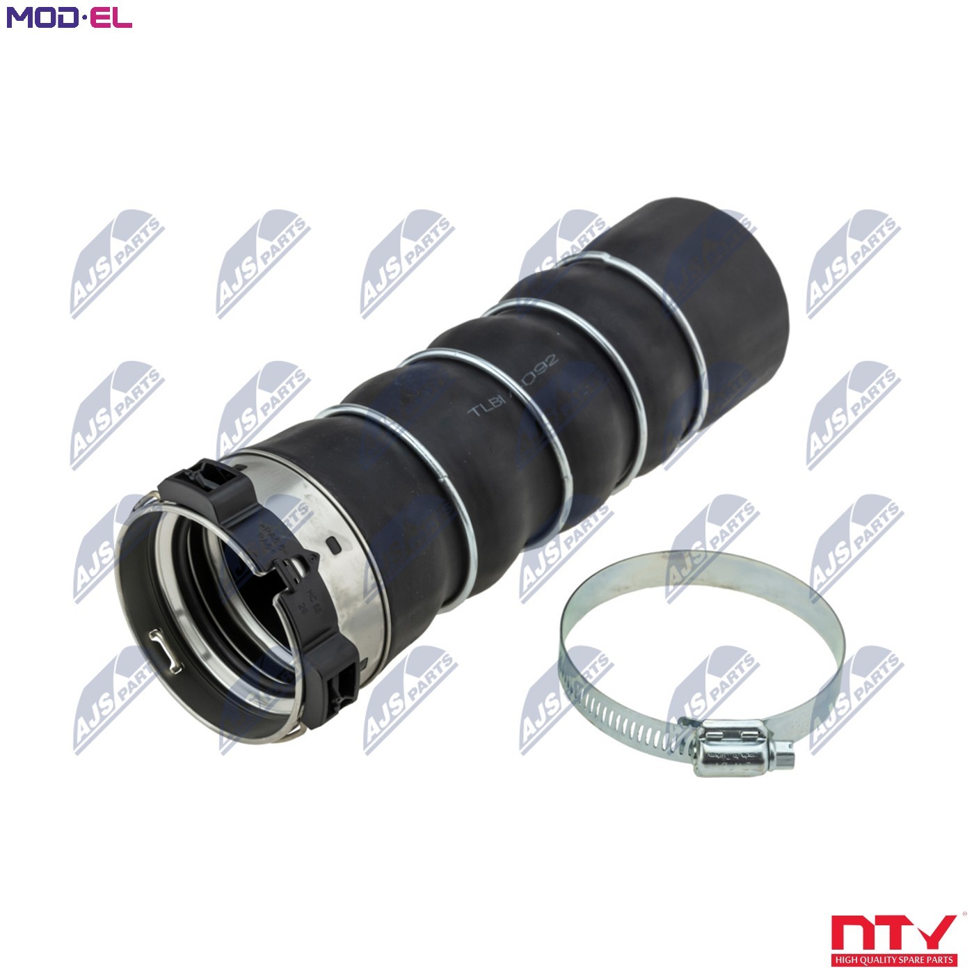 Air duct pipe Charge Air Cooler ACM (Polyacrylate) GPP-BM-092 NTY for MINI BMW - Image 10